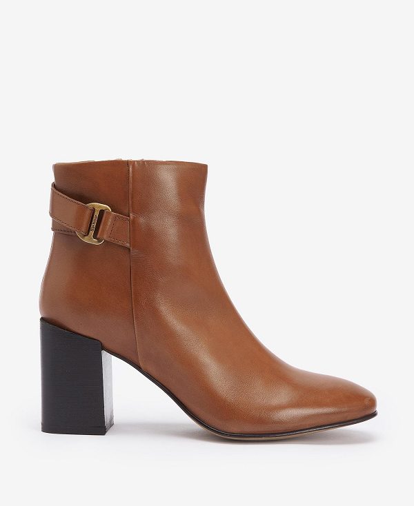 Barbour Piper Heeled Ankle Boots Brune | BABO89884