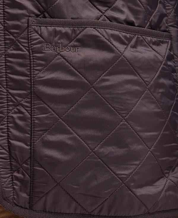 Barbour Polarquilt Zip-in Liner Mørkebrune | BABO87509