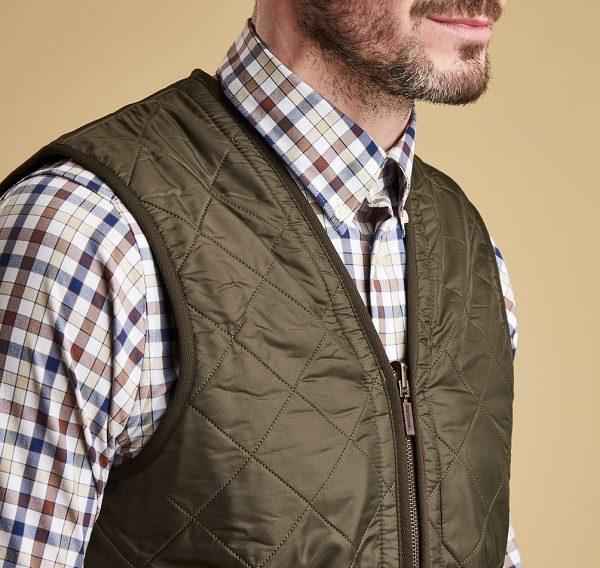 Barbour Polarquilt Zip-in Liner Olivengrøn | BABO87517