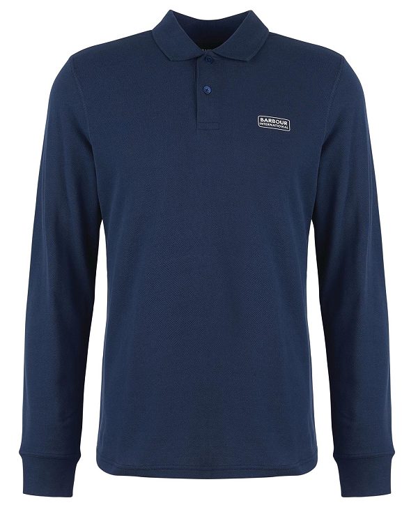 Barbour Polo Shirt Mørkeblå | BABO88045