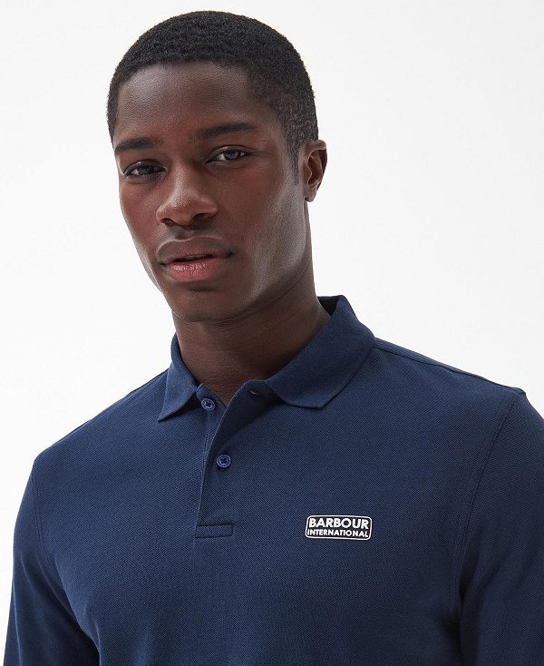 Barbour Polo Shirt Mørkeblå | BABO88045