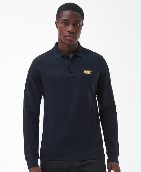 Barbour Polo Shirt Sort | BABO88050