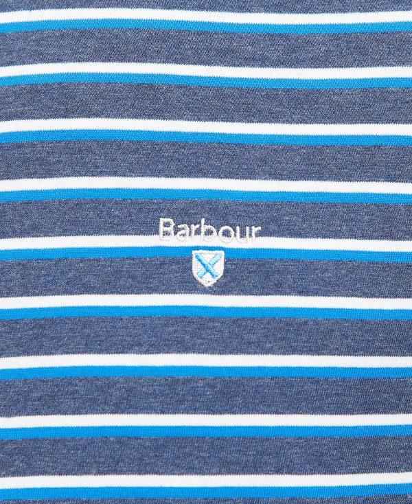 Barbour Ponte Striped T-shirt Grå | BABO88375