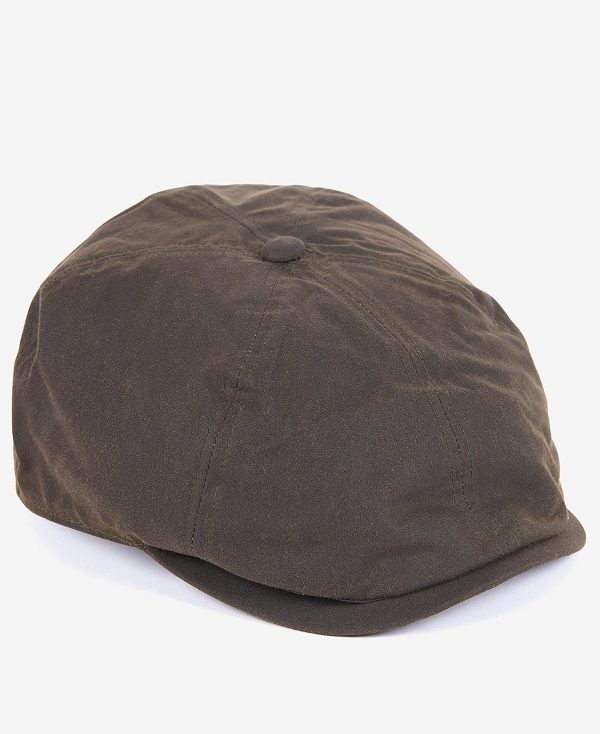 Barbour Portland Bakerboy Hat Olivengrøn | BABO89070