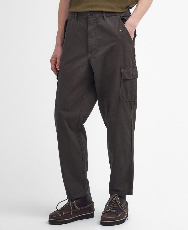 Barbour Portland Ripstop Cargo Trousers Sort | BABO88834