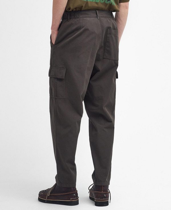 Barbour Portland Ripstop Cargo Trousers Sort | BABO88834