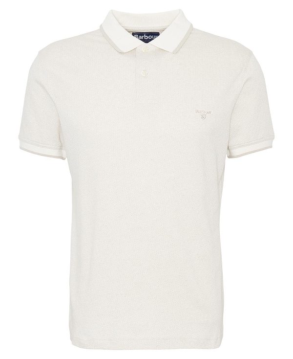 Barbour Powburn Polo Shirt Hvide | BABO88128