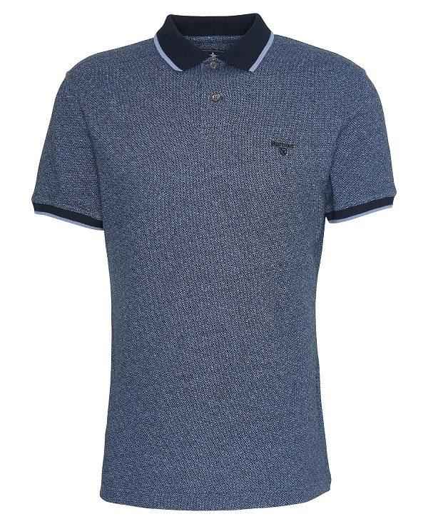 Barbour Powburn Polo Shirt Mørkeblå | BABO88210