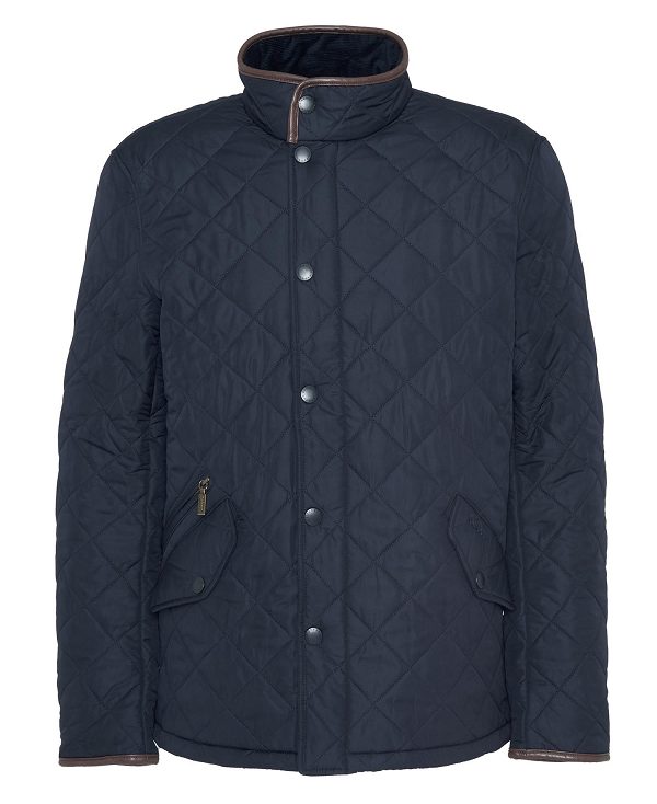 Barbour Powell Quilted Jacket Mørkeblå | BABO87343