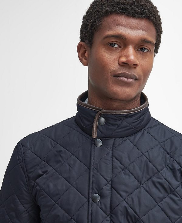 Barbour Powell Quilted Jacket Mørkeblå | BABO87343