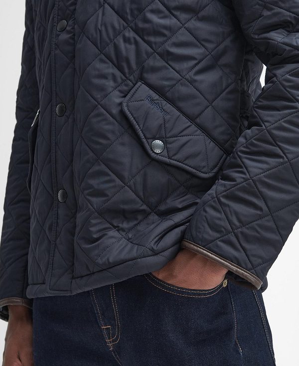 Barbour Powell Quilted Jacket Mørkeblå | BABO87343