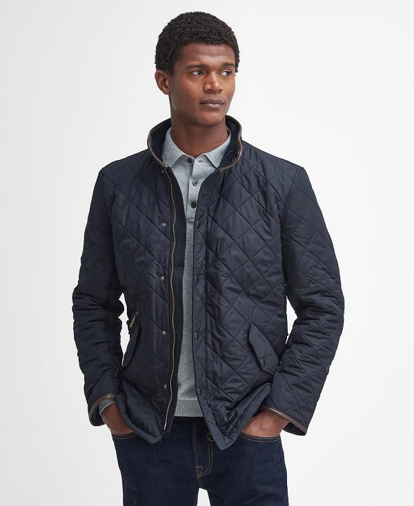 Barbour Powell Quilted Jacket Mørkeblå | BABO87343