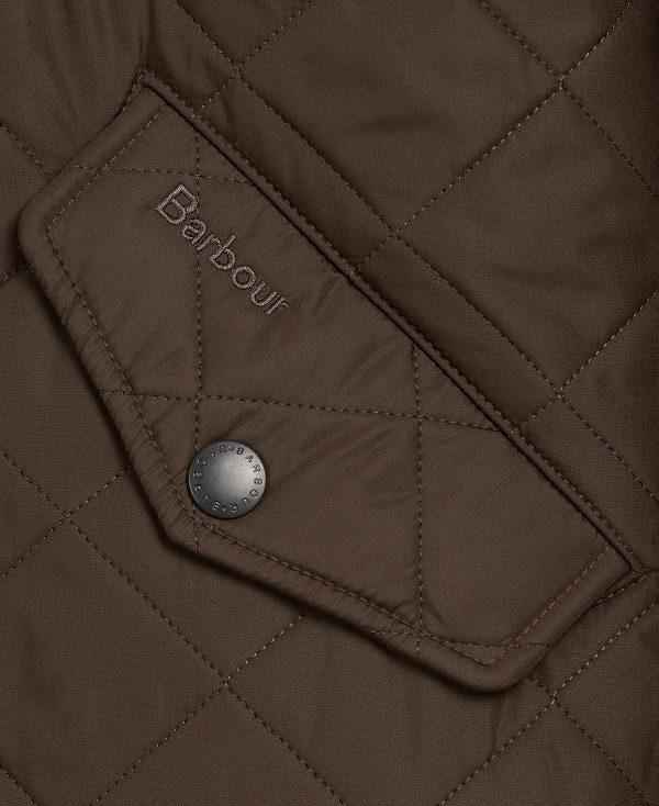 Barbour Powell Quilted Jacket Olivengrøn | BABO87342