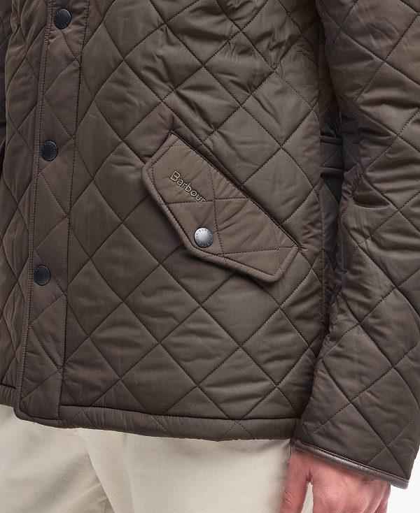 Barbour Powell Quilted Jacket Olivengrøn | BABO87342