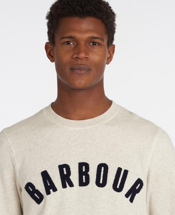 Barbour Prep Logo Sweatshirt Grå | BABO88422