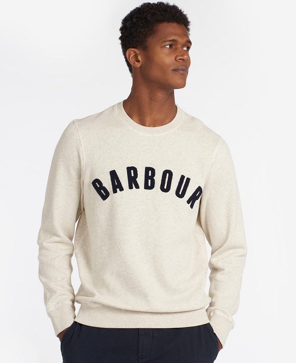 Barbour Prep Logo Sweatshirt Grå | BABO88422