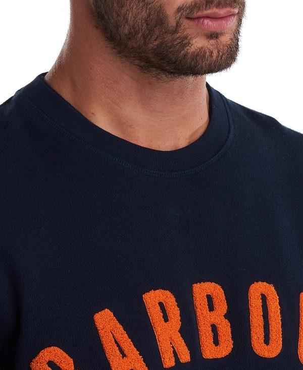 Barbour Prep Logo Sweatshirt Mørkeblå | BABO88435