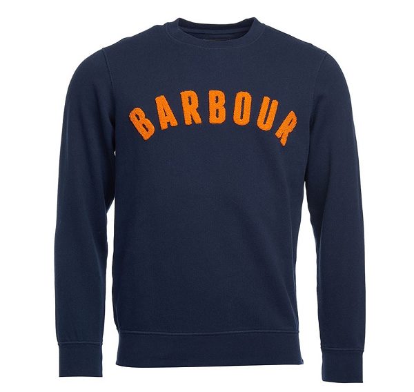 Barbour Prep Logo Sweatshirt Mørkeblå | BABO88435