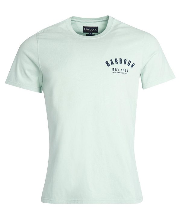 Barbour Preppy T-shirt Mintgrønne | BABO88261