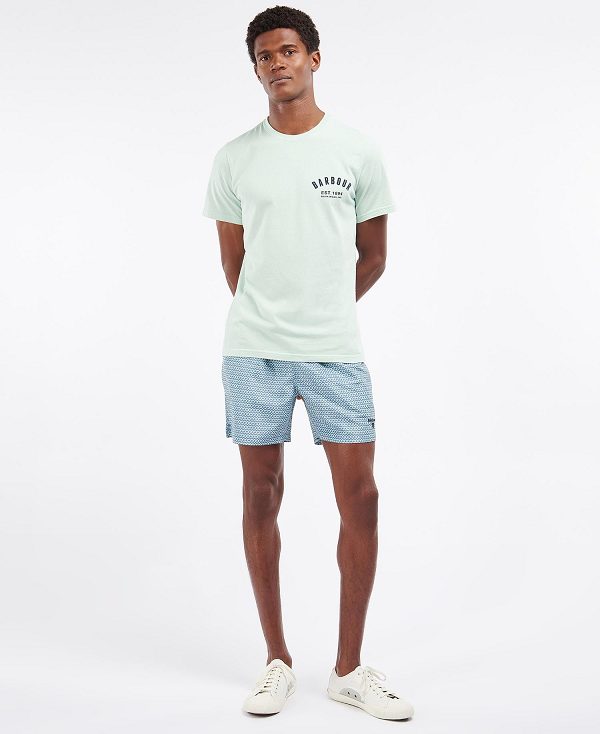 Barbour Preppy T-shirt Mintgrønne | BABO88261