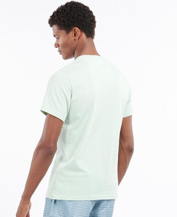 Barbour Preppy T-shirt Mintgrønne | BABO88261