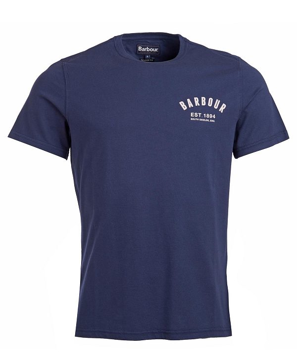 Barbour Preppy T-shirt Mørkeblå | BABO88272