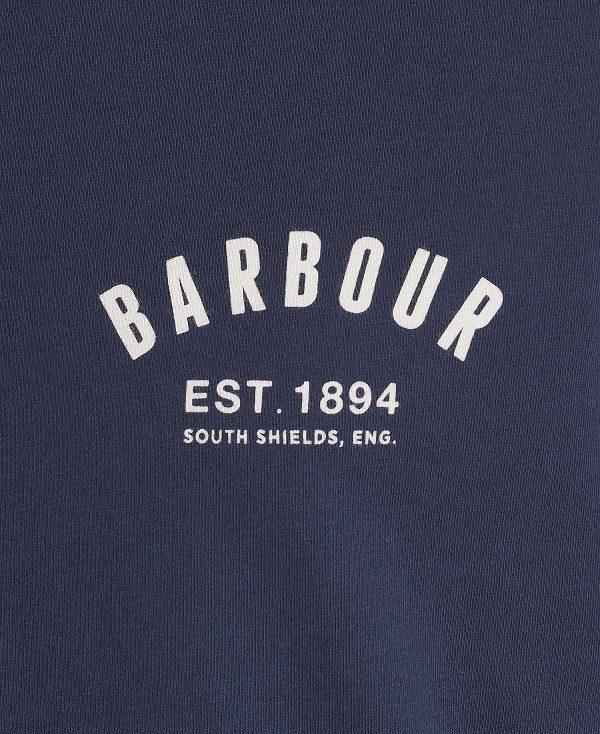 Barbour Preppy T-shirt Mørkeblå | BABO88272