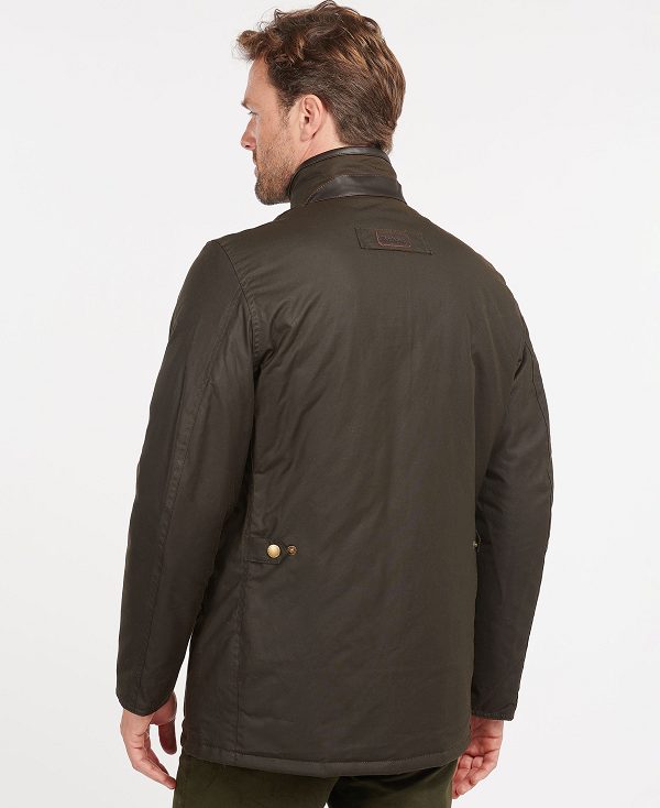 Barbour Prestbury Wax Jacket Olivengrøn | BABO87285