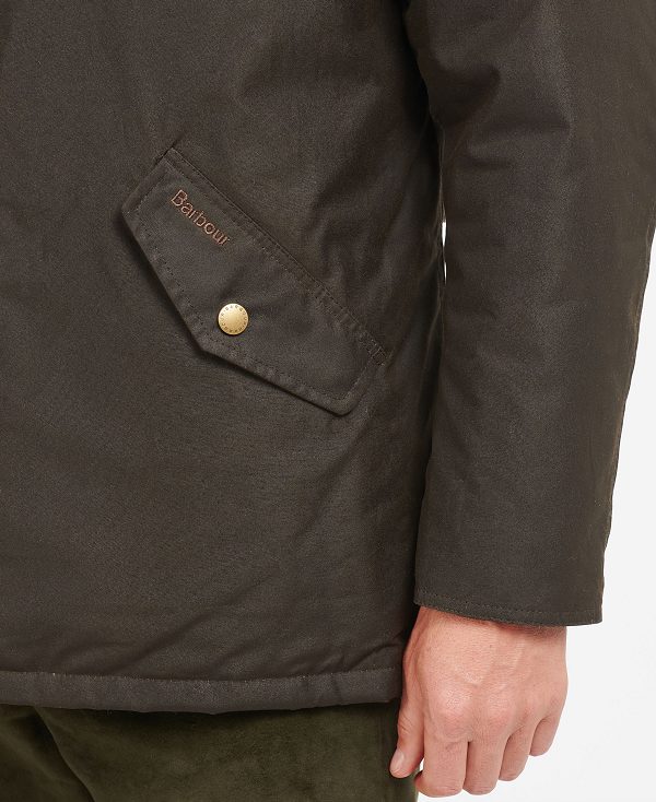 Barbour Prestbury Wax Jacket Olivengrøn | BABO87285