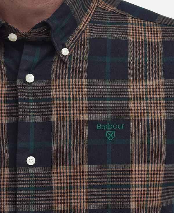 Barbour Pritchard Tailored Long Sleeved Shirt Beige | BABO87867