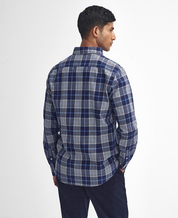 Barbour Pritchard Tailored Long Sleeved Shirt Blå | BABO87868