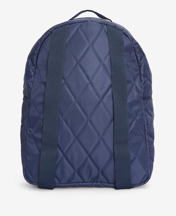 Barbour Quilted Backpack Mørkeblå | BABO89974