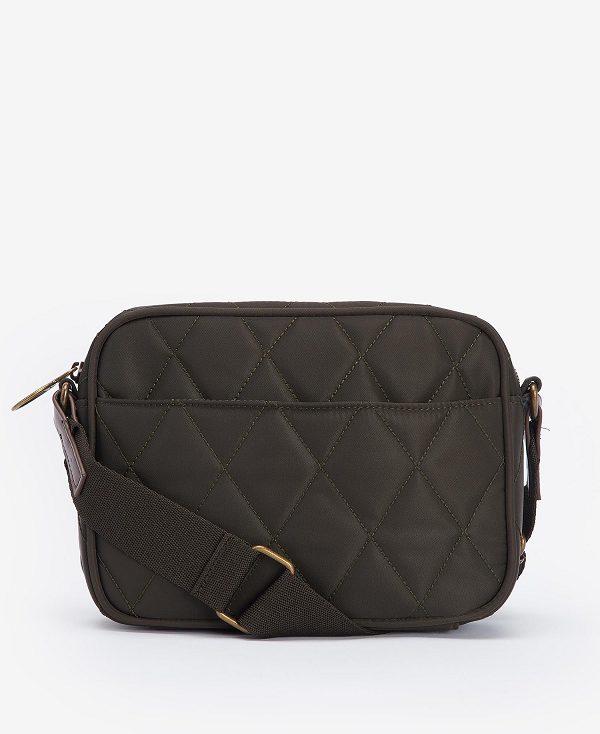 Barbour Quilted Crossbody Bag Olivengrøn | BABO89982