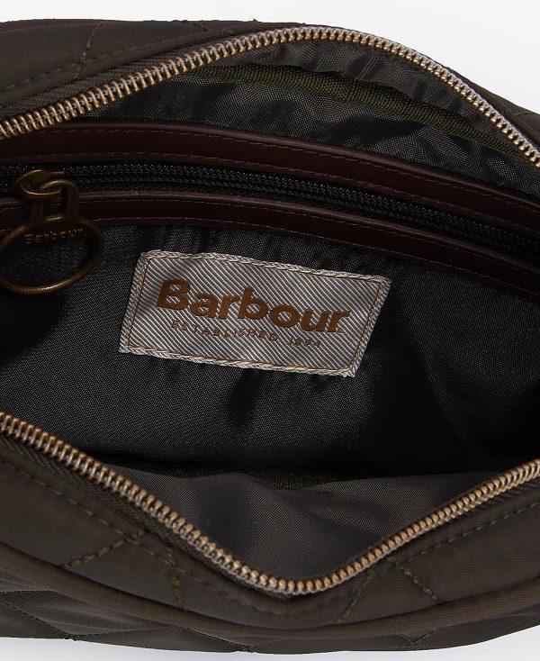 Barbour Quilted Crossbody Bag Olivengrøn | BABO89982