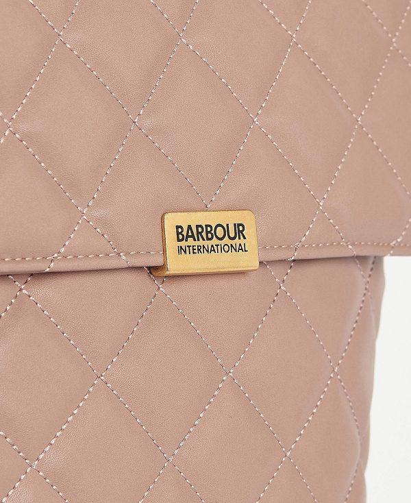 Barbour Quilted Hoxton Backpack Abrikos | BABO89963