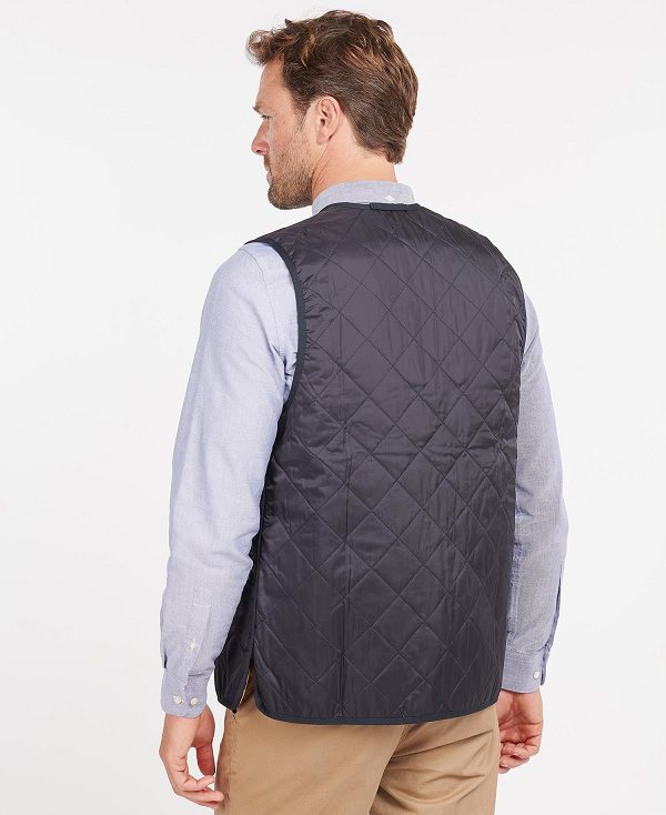 Barbour Quilted Zip-in Liner Mørkeblå | BABO87515