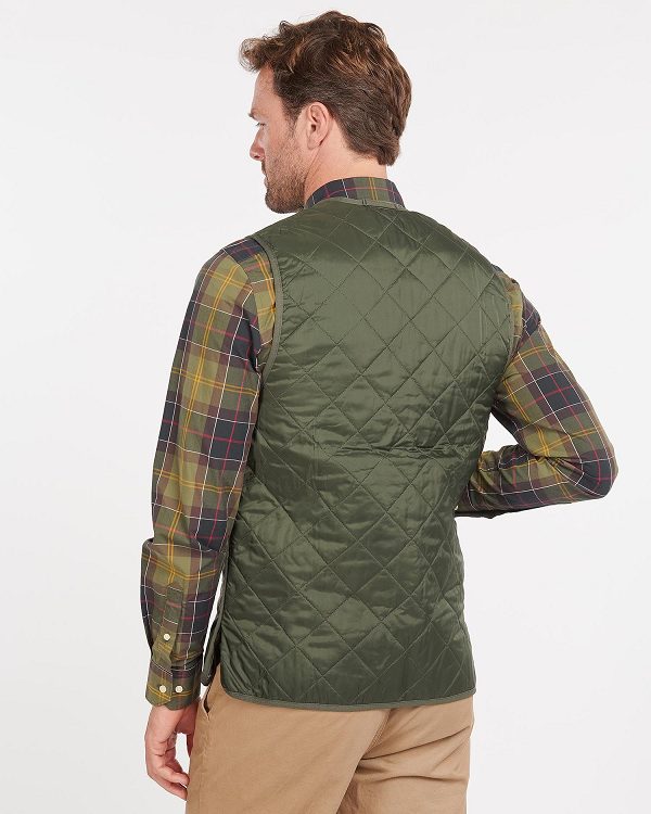 Barbour Quilted Zip-in Liner Olivengrøn | BABO87513