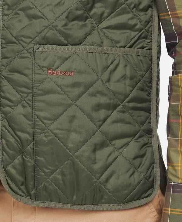 Barbour Quilted Zip-in Liner Olivengrøn | BABO87513