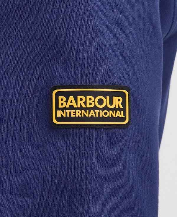 Barbour Racer Badge Sweatshirt Mørkeblå | BABO88464