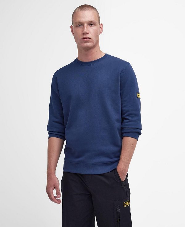 Barbour Racer Badge Sweatshirt Sort | BABO88452