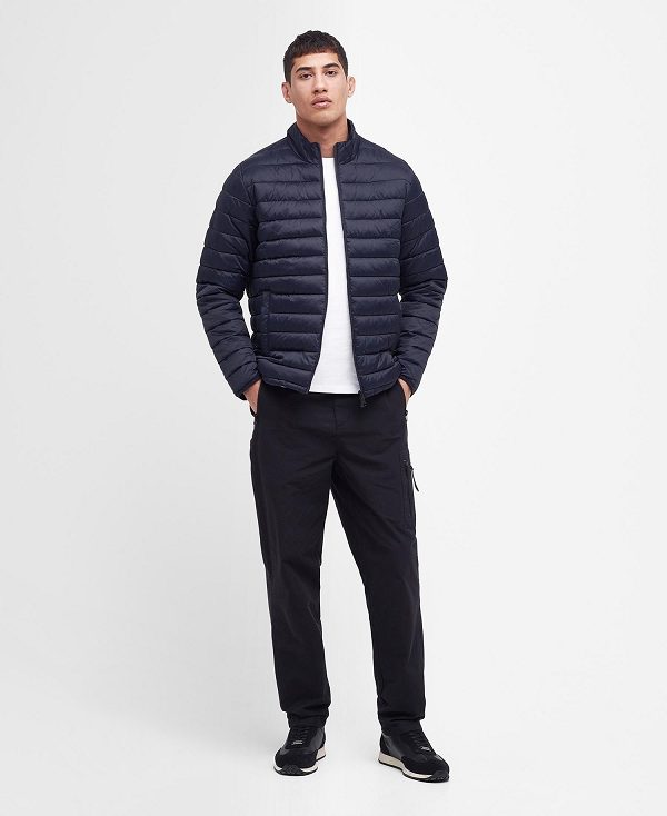 Barbour Racer Impeller Quilted Jacket Mørkeblå | BABO87308