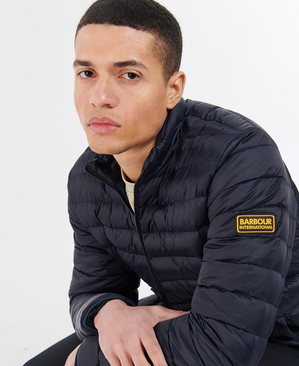 Barbour Racer Impeller Quilted Jacket Mørkeblå | BABO87308