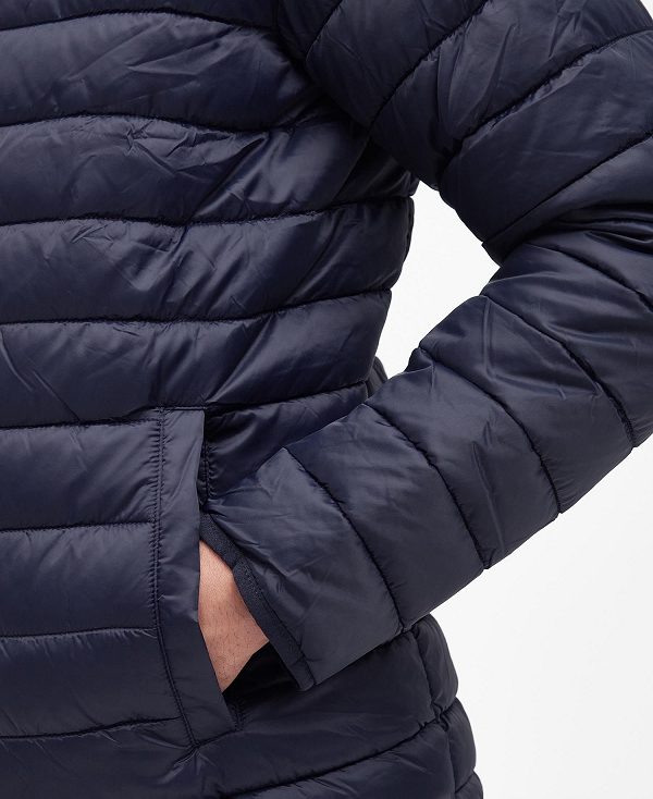 Barbour Racer Impeller Quilted Jacket Mørkeblå | BABO87308