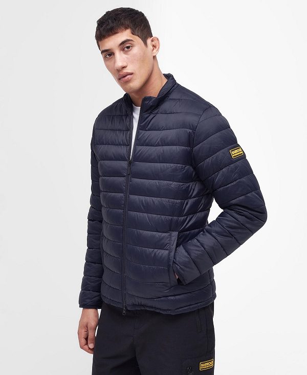 Barbour Racer Impeller Quilted Jacket Mørkeblå | BABO87308