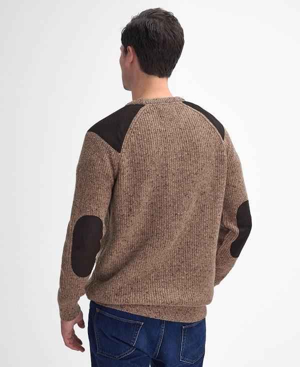 Barbour Raisthorpe Crew Neck Jumper Beige | BABO88662