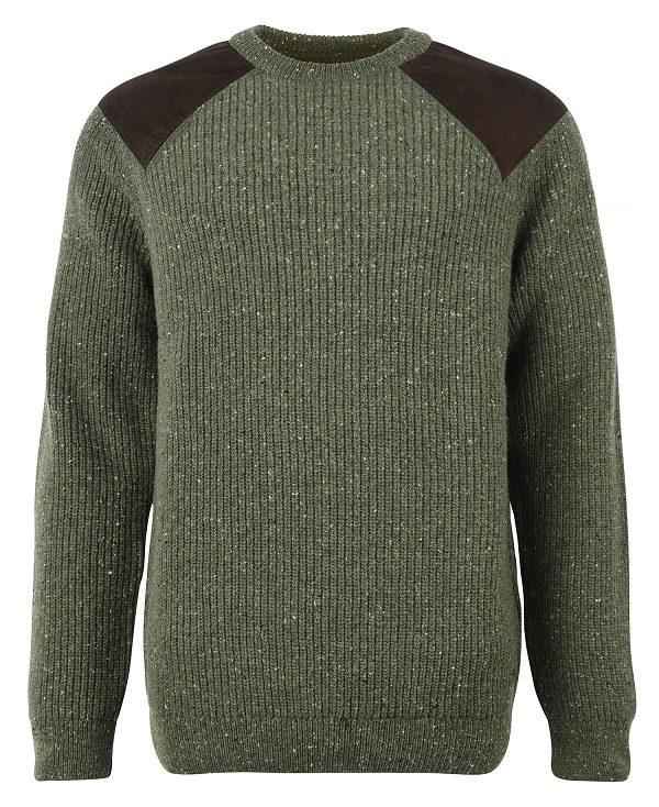 Barbour Raisthorpe Crew Neck Jumper Grøn | BABO88564