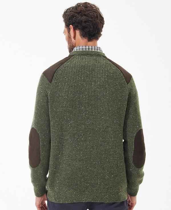 Barbour Raisthorpe Crew Neck Jumper Grøn | BABO88564