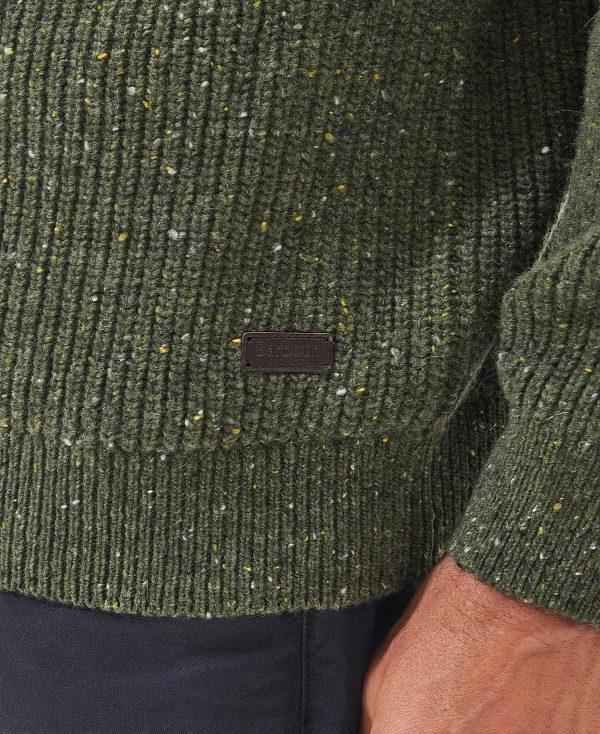 Barbour Raisthorpe Crew Neck Jumper Grøn | BABO88564