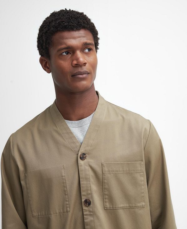 Barbour Raithwell Overshirt Brune | BABO88008