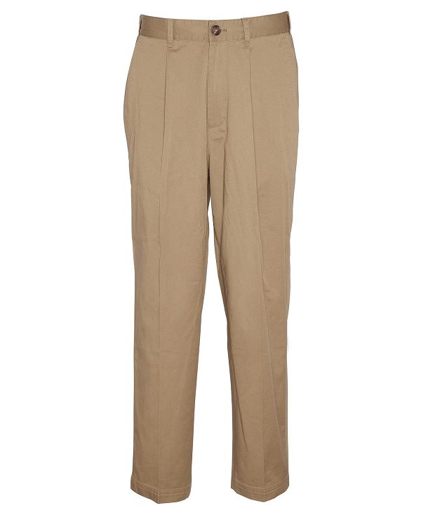 Barbour Raithwell Relaxed Trousers Brune | BABO88827